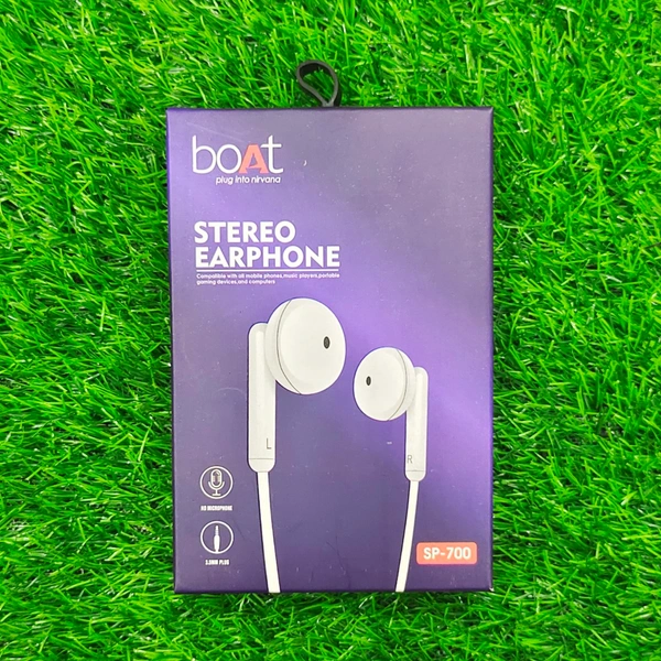 Boat Stereo Earphone High Quality - White