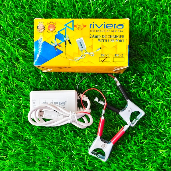 Riviera DC Charger With Cable And Usb Port