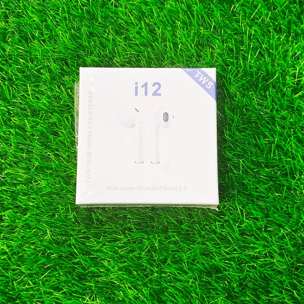 i12 TWS 5H Earbuds - White, No