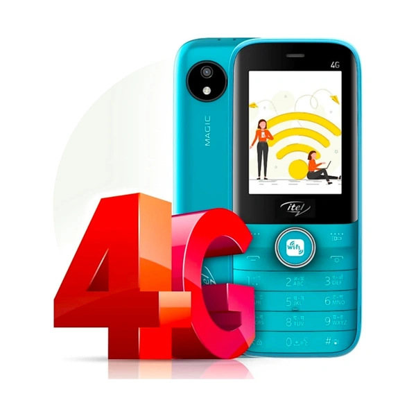 itel Magic 2 4G Jio Sim Supported - Blue