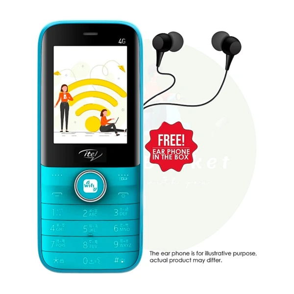 itel Magic 2 4G Jio Sim Supported - Blue