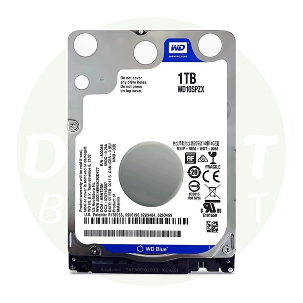 WD 1TB Laptop Internal Hard Disk - 1 Year