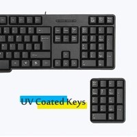Zebronics USB Keyboard with Rupee Key, USB Interface and Retractable Stand - Black