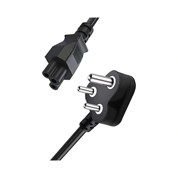 3 Pin AC Laptop Power Cord Cable Notebook Computer Replacement Charger Cord Wire 18AWG Laptop Adapter Power Cable Laptop Charger Power Cord Universal Mickey Mouse Connector Power Cord - Black, 1.5M