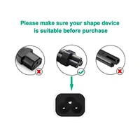 3 Pin AC Laptop Power Cord Cable Notebook Computer Replacement Charger Cord Wire 18AWG Laptop Adapter Power Cable Laptop Charger Power Cord Universal Mickey Mouse Connector Power Cord - Black, 1.5M