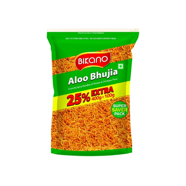 BIKANO Aloo Bhujia, 500gm(400g+100g)
