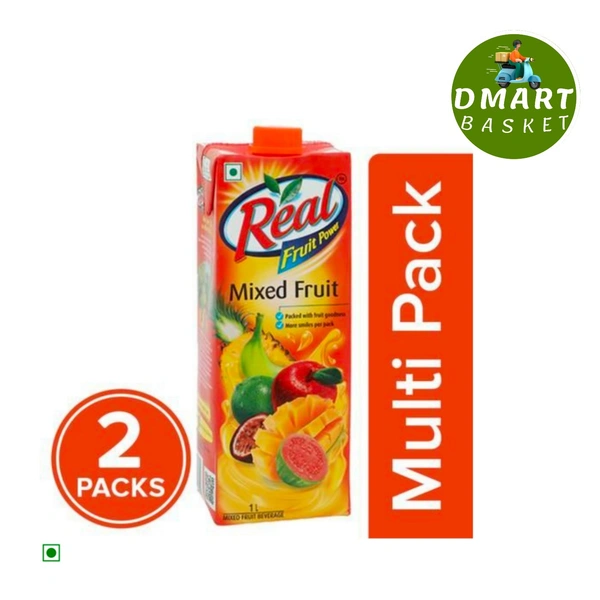 Real Mixed Fruit Juice - 2x1L