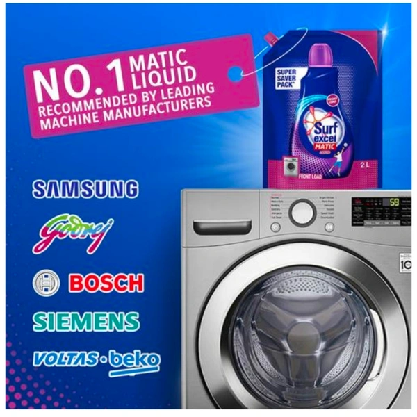 SURF EXCEL Detergent - Liquid, Matic, Front Load - 2L