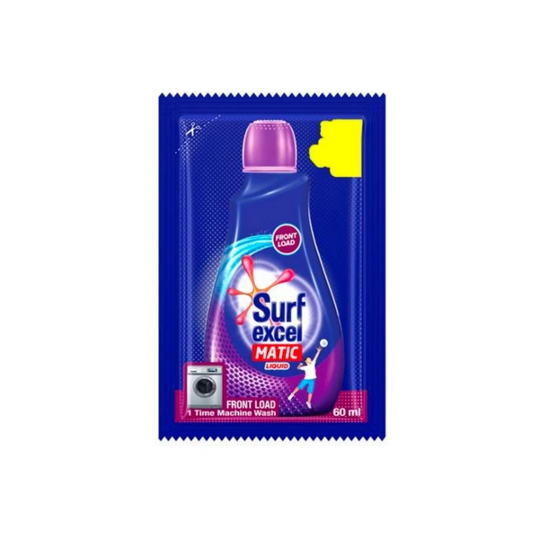 SURF EXCEL Detergent - Liquid, Matic, Front Load - 60ML