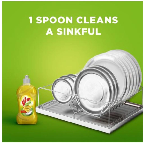 Vim Dishwash Liquid - Gel Lemon - 500 ml - Bottle