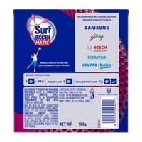 Surf Excel Matic Front Load Detergent Powder - 500G