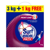 Surf Excel Matic Front Load Detergent Powder - Buy 3KG Get 1KG Free
