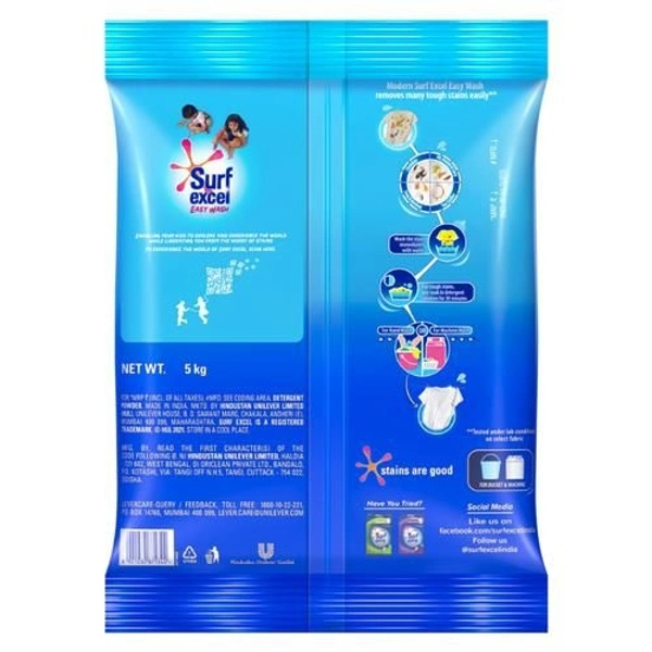 Surf Excel Easy Wash Detergent Powder - 5kg