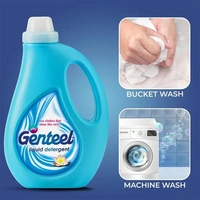 Genteel Liquid Detergent - Strong Formula, No Residue, Soft On Hands - Buy 1KG Get 1KG Free