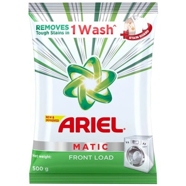 Ariel Washing Detergent Powder - Matic Front Load - 500g