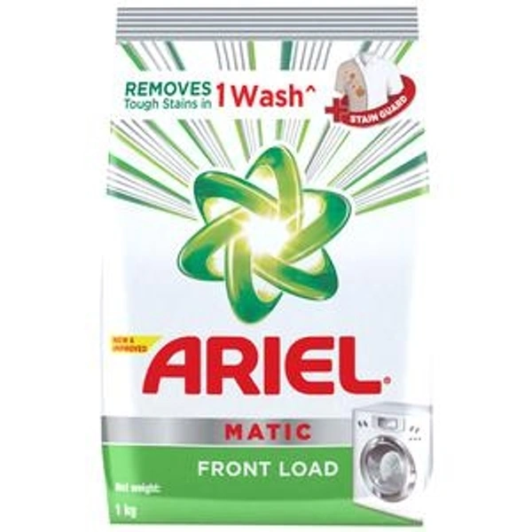 Ariel Washing Detergent Powder - Matic Front Load - 1kg