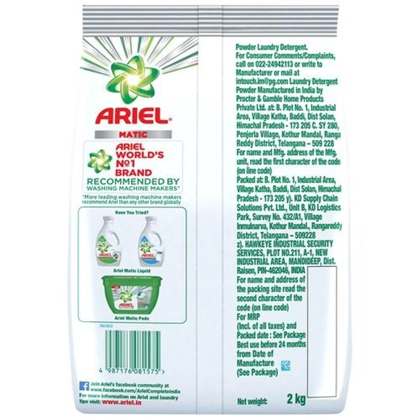 Ariel Washing Detergent Powder - Matic Front Load - 2KG