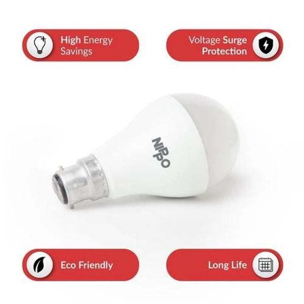 Nippo LED Bulb - 7 W, Cool Daylight, B22 Base - 1