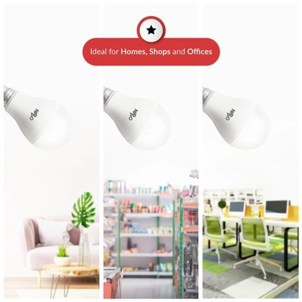 Nippo LED Bulb - 7 W, Cool Daylight, B22 Base - 1
