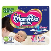 MamypokoMamypoko Pants - Extra Absorb Diaper For New Born - 18pcs
