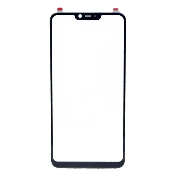 Front Glass For Oppo A3s - Best Quality, Black, Include with leber charge