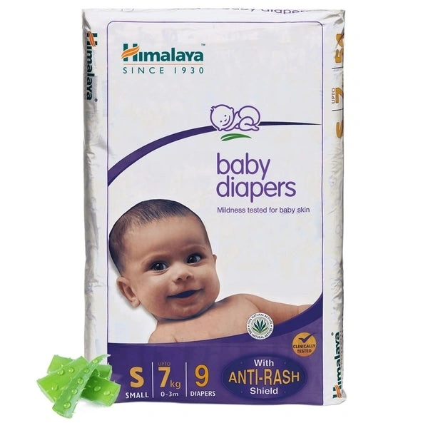 Himalaya Baby Diapers - Small ( upto 7kg), 9 Piece