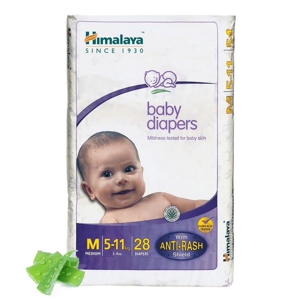 Himalaya Baby Diapers - Mediam (5-11kg), 54 Peice