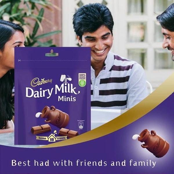 Cadbury Dairy Milk Chocolate Home Treats Pack - 3X126g