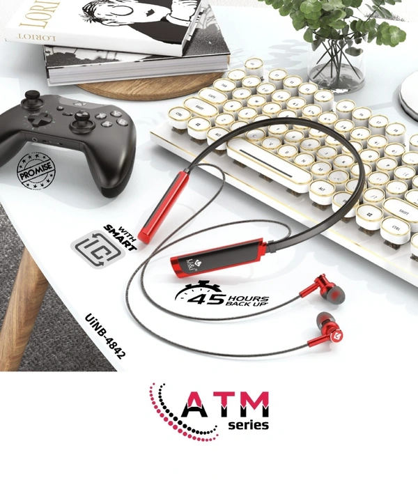U&i ATM Series 45H Battery Backup Wireless Neckband - 6 Month