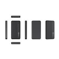 MOBILLA Power Bank - 10000 mAh, 365 Days, Black