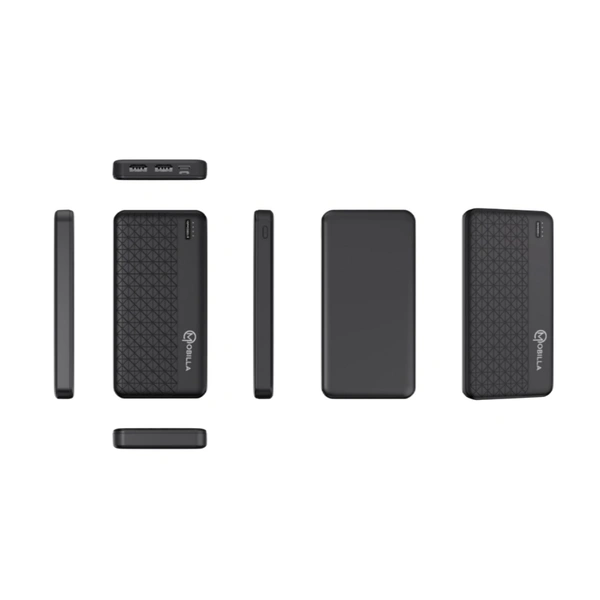 MOBILLA Power Bank - 20000 mAh, 365 Days, White