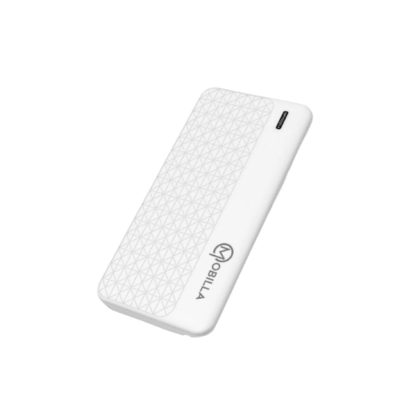 MOBILLA Power Bank - 20000 mAh, 365 Days, White