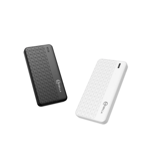 MOBILLA Power Bank - 20000 mAh, 365 Days, White