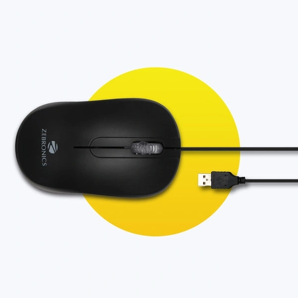 Zebronics Sprint Mouse - Black, No