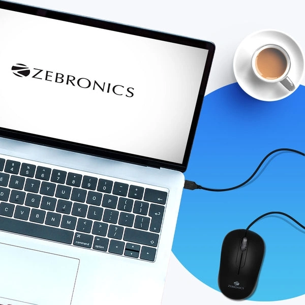 Zebronics Sprint Mouse - Black, No