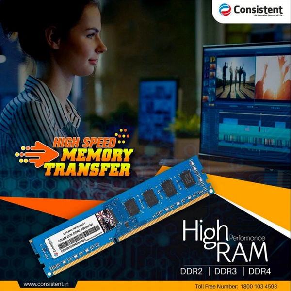 Consistent 2GB DDR2 RAM For Desktop 