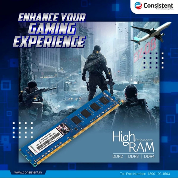 Consistent 8GB DDR4 Ram For Desktop