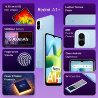Redmi A1 Plus - Light Blue, 2GB / 32GB, 1 Year