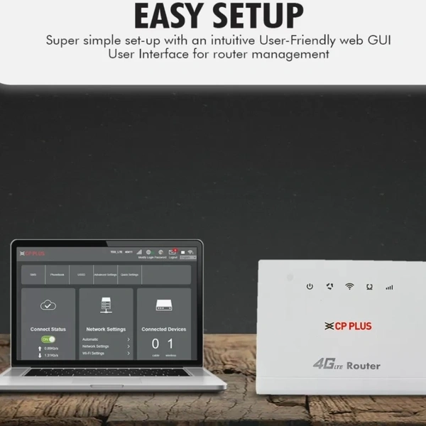 CP Plus 4G Router - 1 Year