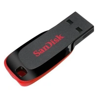 SanDisk Cruzer Blade 32GB USB Flash Driv - 32 GB, Red/Black, 3 Month