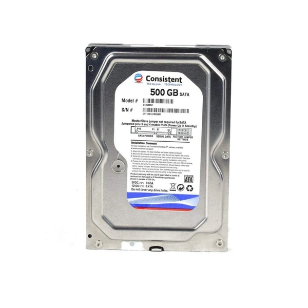 Consistent 500GB Hard Disk For CCTV - 1 Year