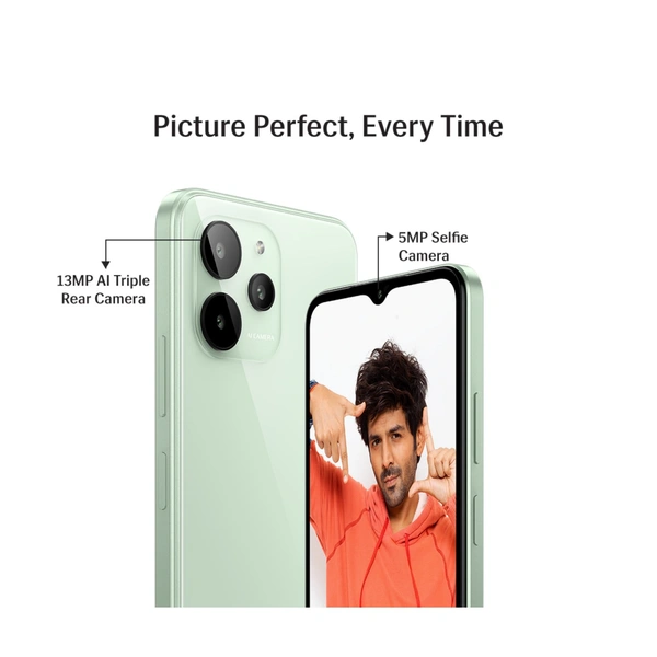 Lava Yuva 2 Pro - Glass Green, 4GB+3GB* Ram / 64GB Rom, 1 Year
