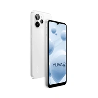 Lava Yuva 2 Pro - Glass White, 4GB+3GB* Ram / 64GB Rom, 1 Year