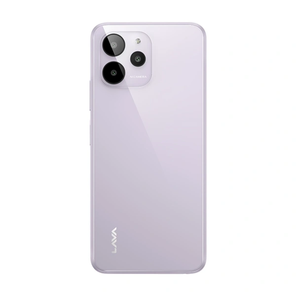 Lava Yuva 2 Pro - Glass Lavender, 4GB+3GB* Ram / 64GB Rom, 1 Year