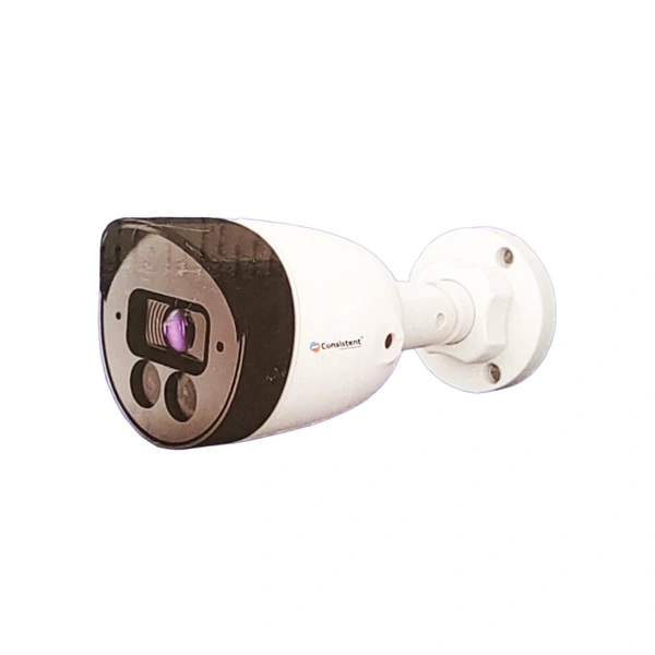 Consistent  4 MP + IP Bullet Camera + Night Vision +Mic Outdoor IP Camera - 1 Year