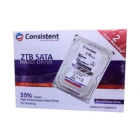 Consistent 2 TB CCTV & Desktop Internal Hard Disk Drive - 2 Year