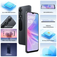 Oppo A78 5G - Dorado, 6GB / 128GB, 1Year