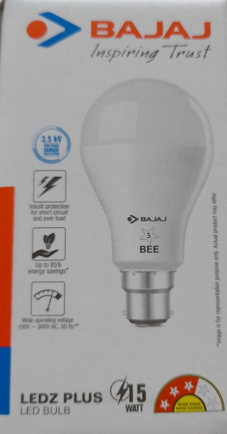 Bajaj led bulb 15 watt deals price