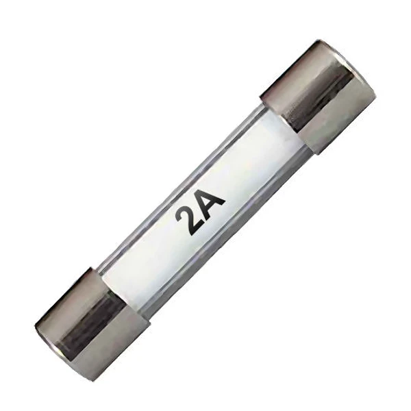 2 Amp Glass Cartridge Fuse - Schurter, 5x20mm, Fast Blow