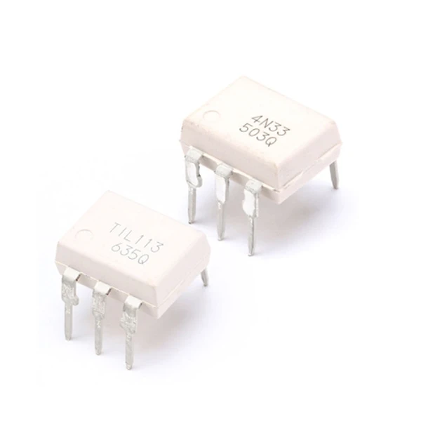 4N33 Opto Coupler IC - On-Semi, DIP